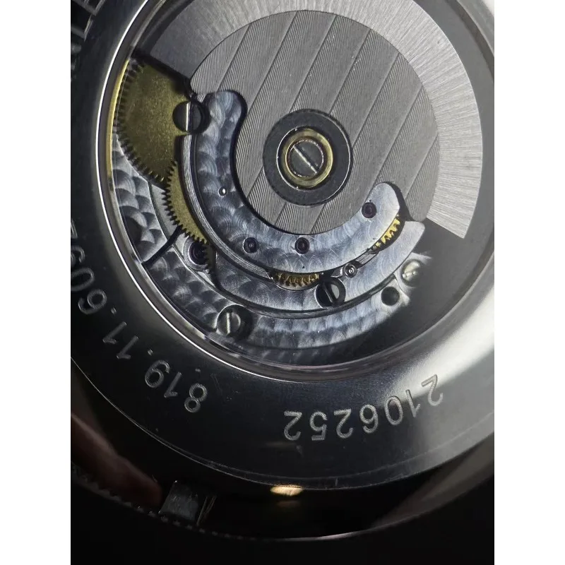 ساعة ميكانيكية أوتوماتيكية لمرحلة القمر للرجال بتقويم طاقة حركية متعدد الوظائف محليًا لحركة مستقر 2824 #5
