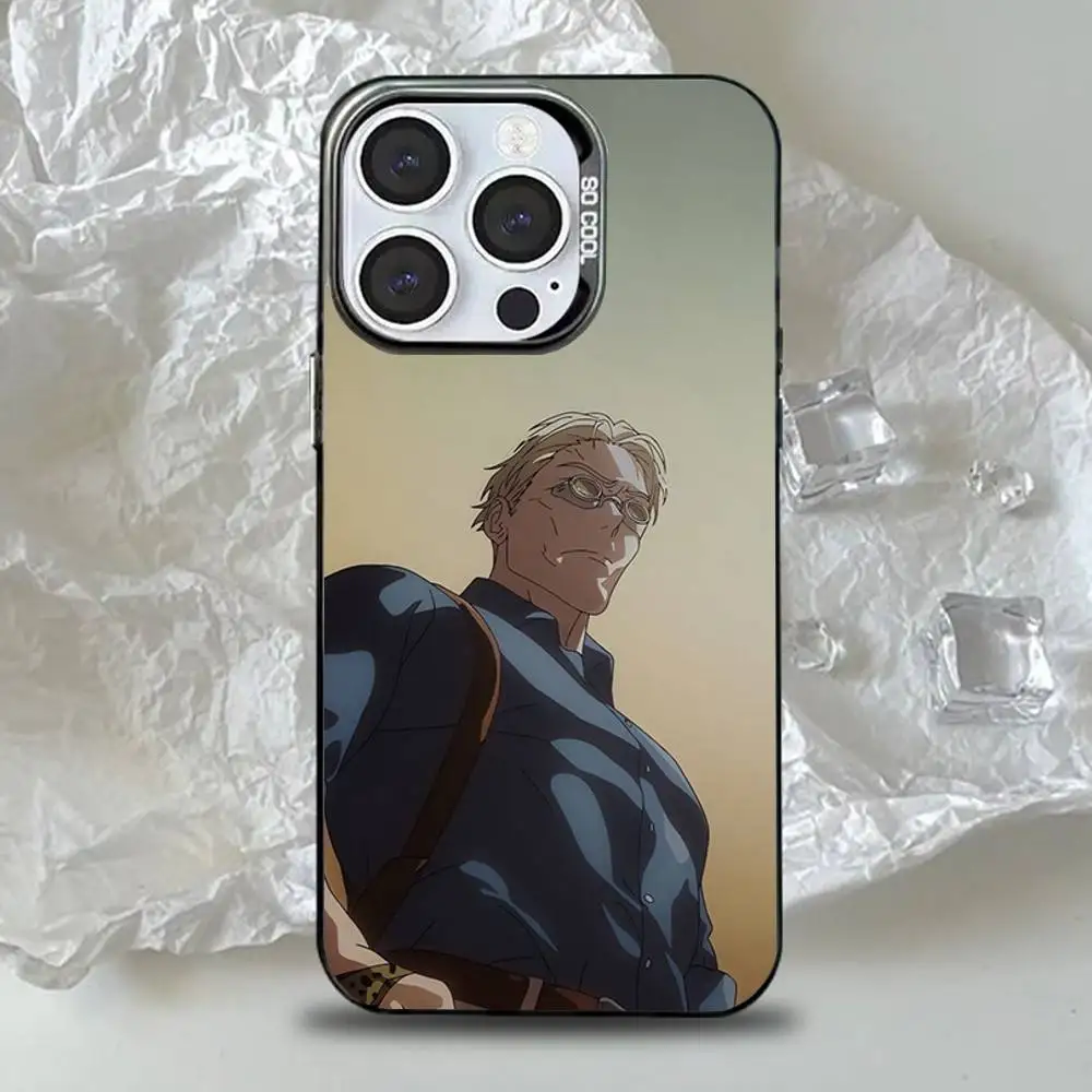 Funda de teléfono Kento n-nanami para iPhone 16,15,14,13,12,11,Pro,Max,Plus,Mini,XS,SE, parachoques duro mate negro anticaída