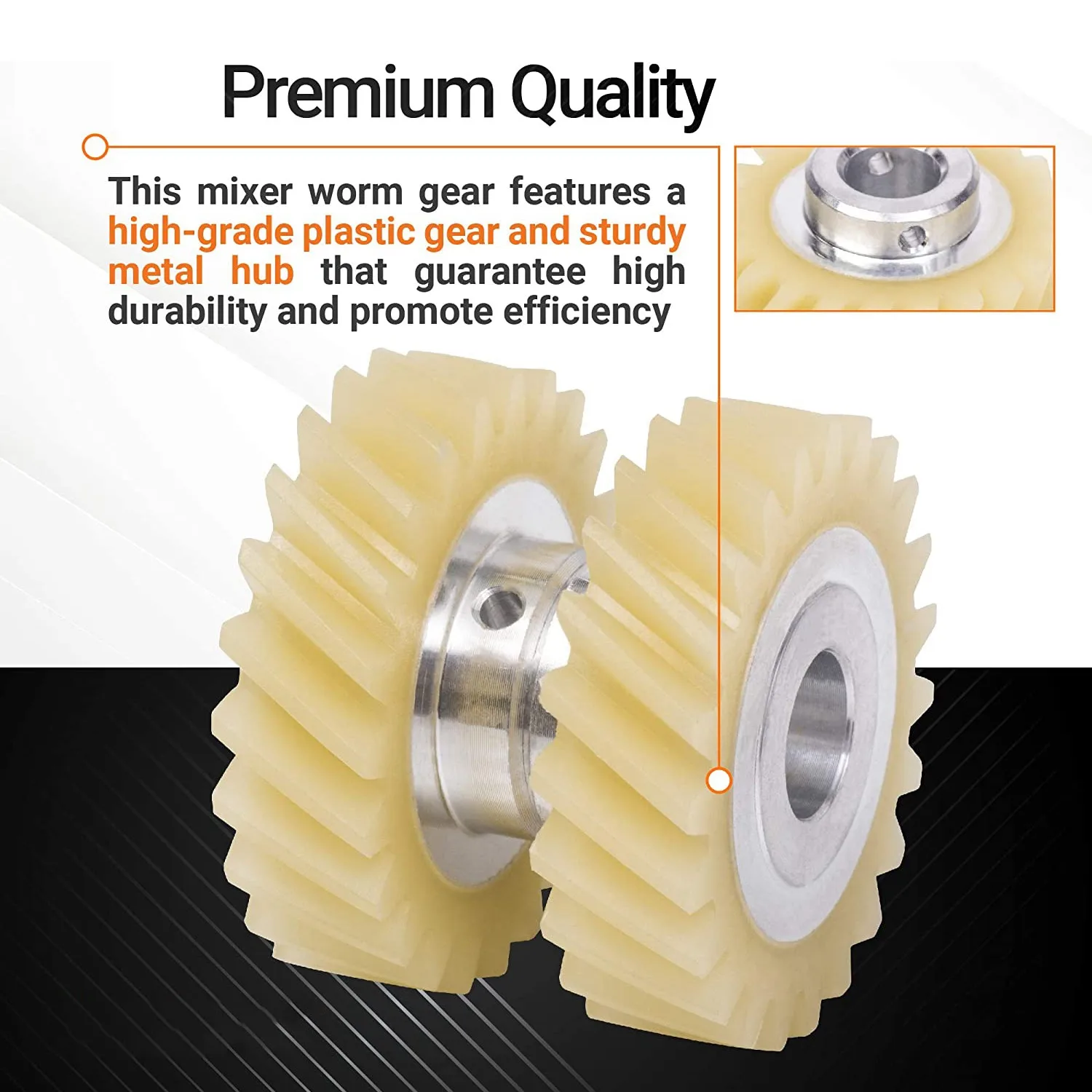 8個w10112253ミキサーワーズギア交換部品は、キッチンチェックが胸に最適です-4162897 4169830 ap4295669を置き換えます