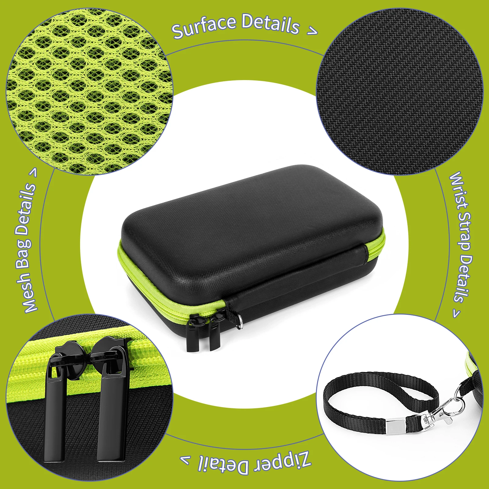 Yinke Hard Case for Philips OneBlade QP2515 QP2520 QP2530 QP2620 QP2630 QP6530 QP6550 Travel Protective Cover Storage Bag