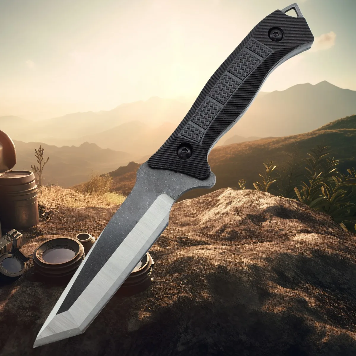 

Нож с фиксированным клинком для кемпинга, выживания, охоты, тактических задач, альпинизма, туризма, EDC