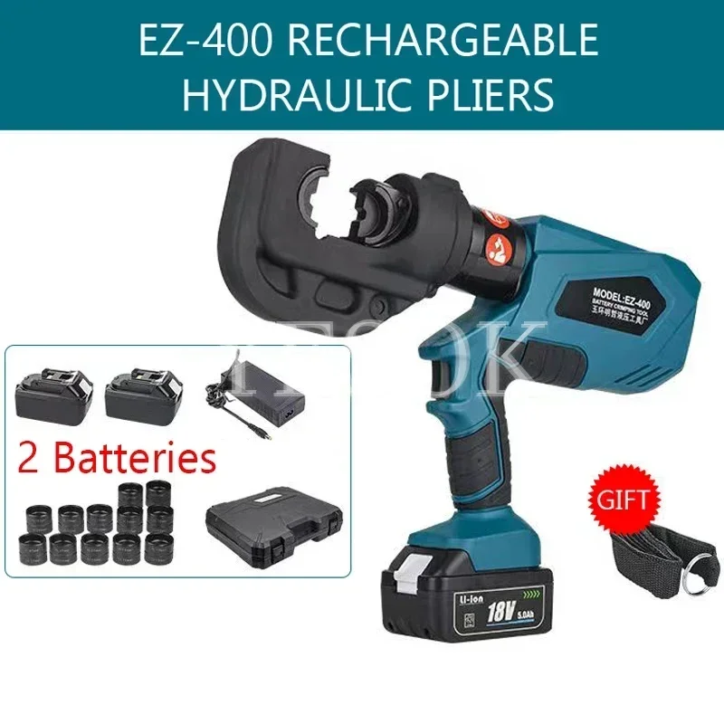 EZ-300 EZ-400 Rechargeable Hydraulic Pliers Electric Hydraulic Crimping Charging Crimping Tool Crimping Pliers Ex-factory price