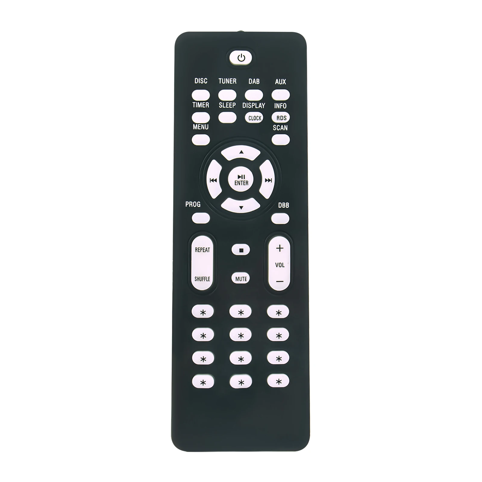 

New RC2022403/01 Replaced Remote Control Fit For Philips Micro Hi-fi Audio System MCM103/93 MCM149/12 MCM151