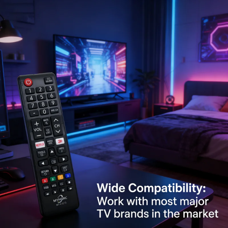 

MT-L1015 New Universal TV Remote Replacement, One Remote for All Major TV Brands