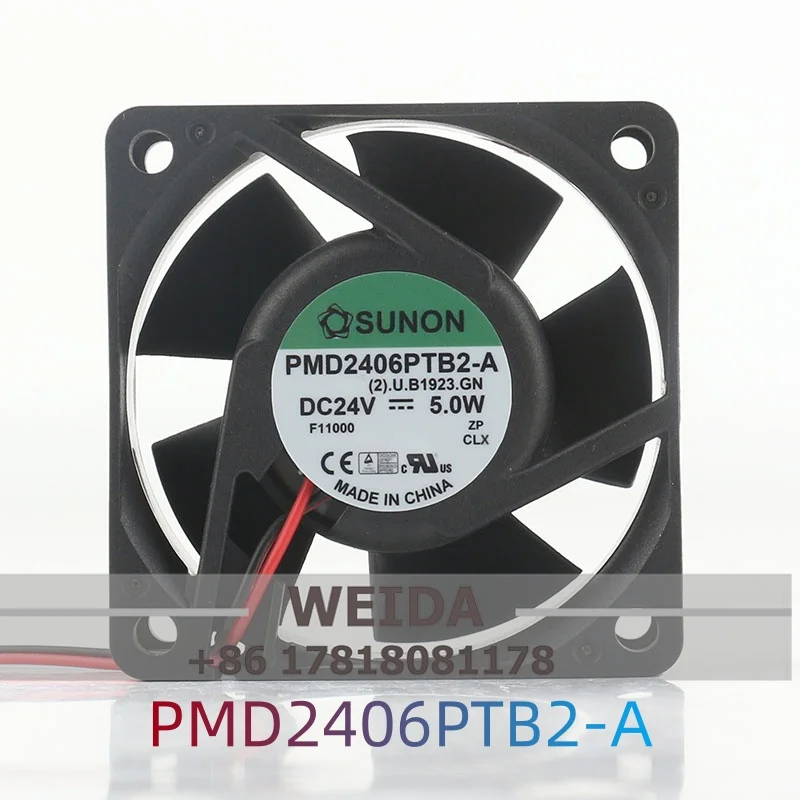 

cooling fan Sunon 5V 12V 48V DC 24V 5W ball quiet magnetic frequency converter PMD2406PTB2-A 6025 60X60X25MM 6CM