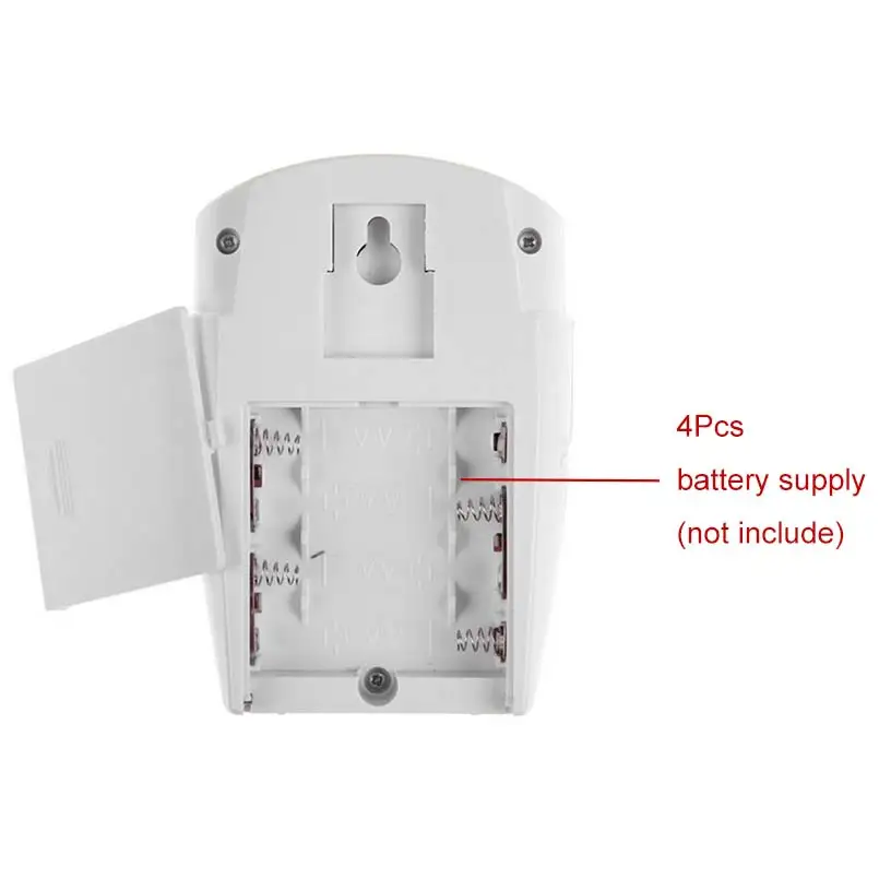 1Pc Home Security System Ir Infrarood Motion Sensor Alarm Detector 105dB Alarm Monitor Draadloze Alarmsysteem + 2 Afstandsbediening controller