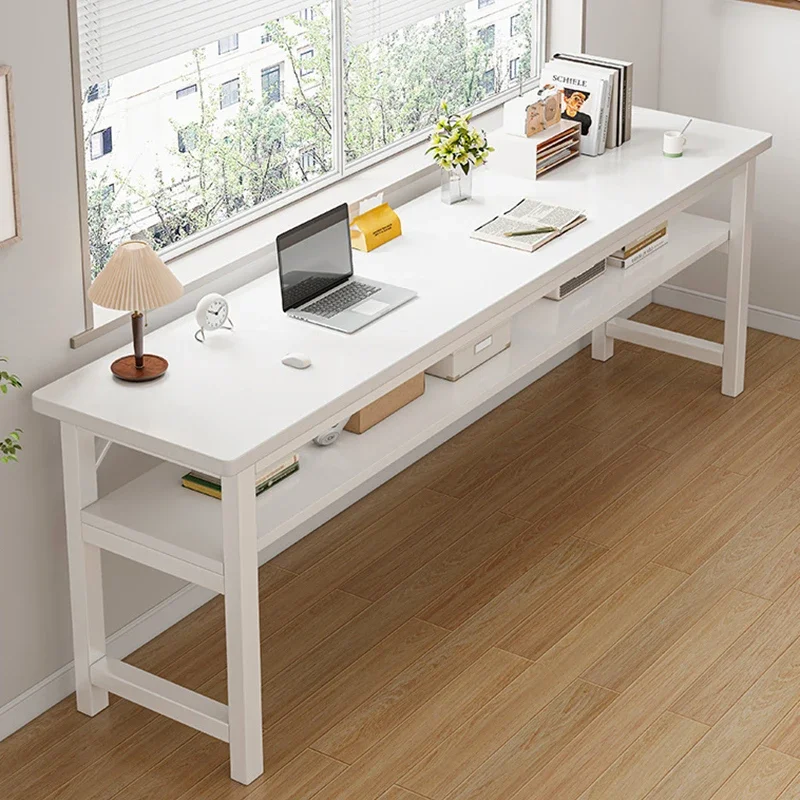 

Desk Student Study Double Home Table Rectangular Simple Rental House Computer Table Narrow Wall Long Table 좌식 책상