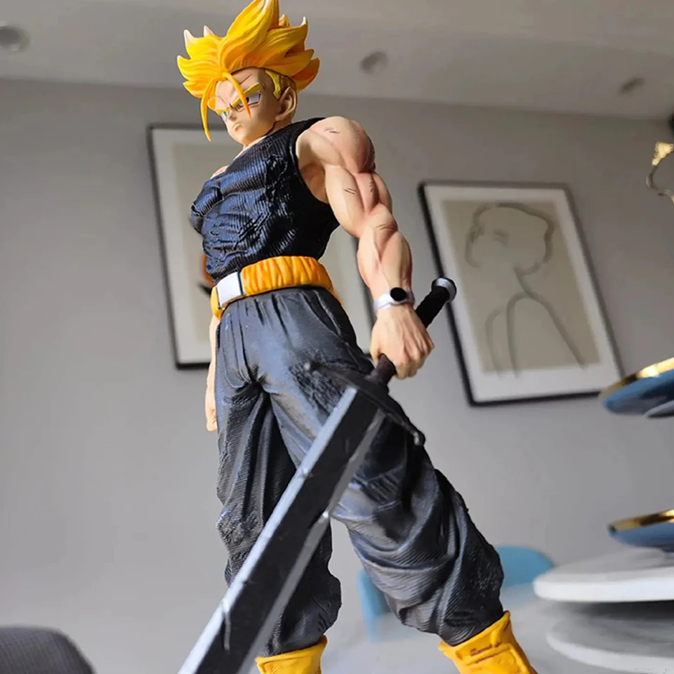21CM Anime Dragon Ball Trunks Figure Super Saiyan Future Trunks