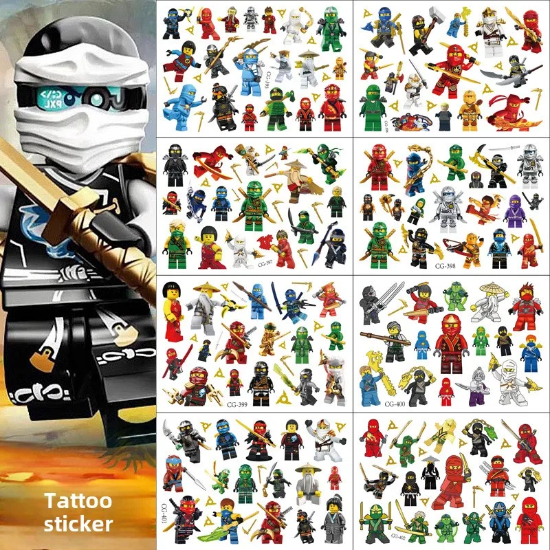 

Ninja Tattoo Stickers Party Small Gifts Birthday Party Decoration Water Transfer Tattoo Stickers Baby Baptism Party Gifts