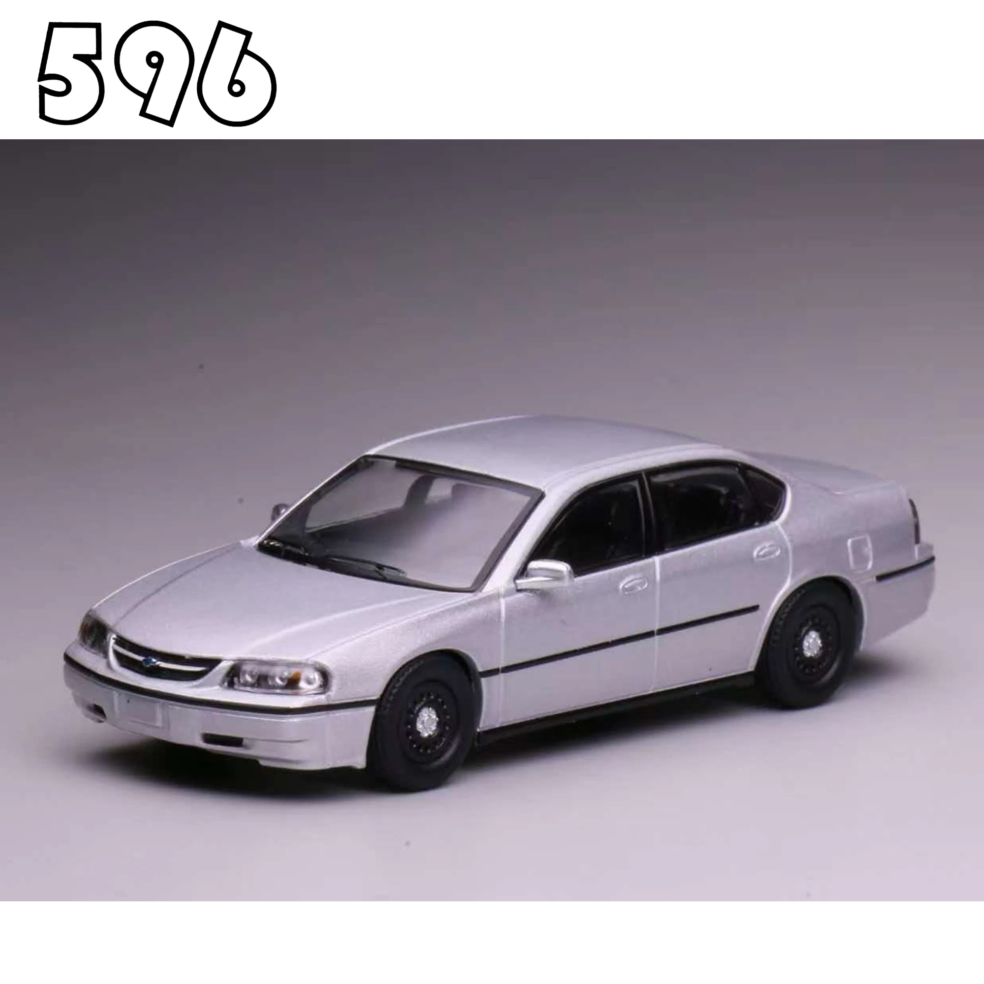 596 1/64 Chevrolet Impala - Der Prototyp des amerikanischen Polizeiautos der NYPD aus Legierungsdruckgussmetall, Spielzeug für Kinder und Jungen – Detail 11