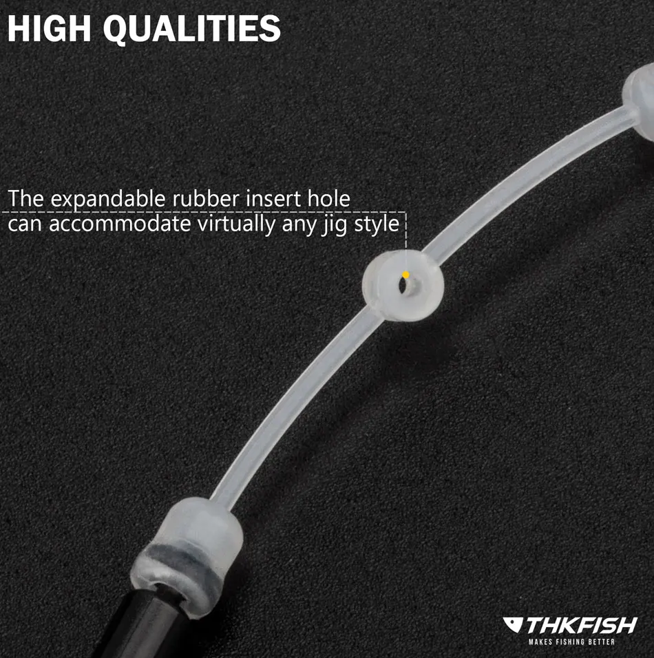 20Pcs Silicone Skirts Fishing Lure Accessories Pesca Artificial Bait Rubber Skirt Fishing Jigs Rattles Bass Fishing Tackle