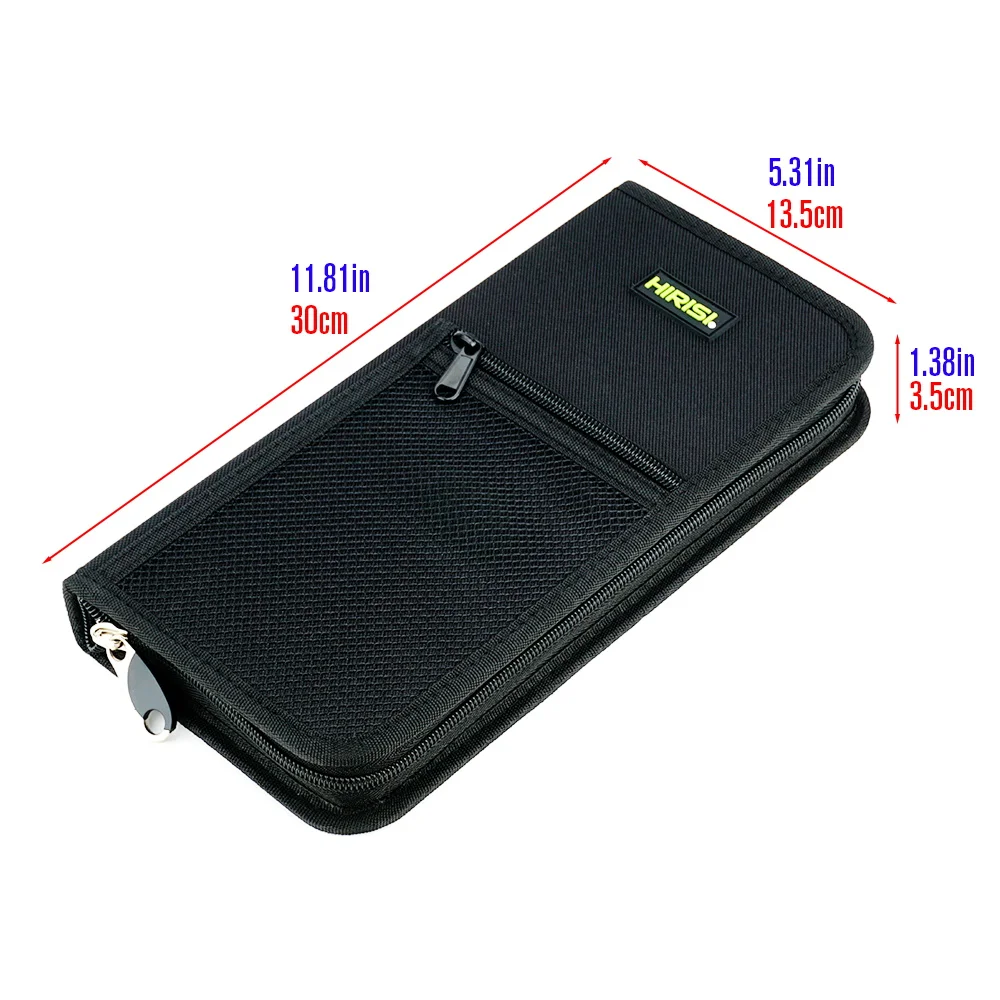 Hirisi 1 قطعة جهاز صيد سمك الشبوط محفظة تلاعب الشعر حقيبة لينة رغوة هوك ربط حقيبة حمل ملحقات صيد السمك #6