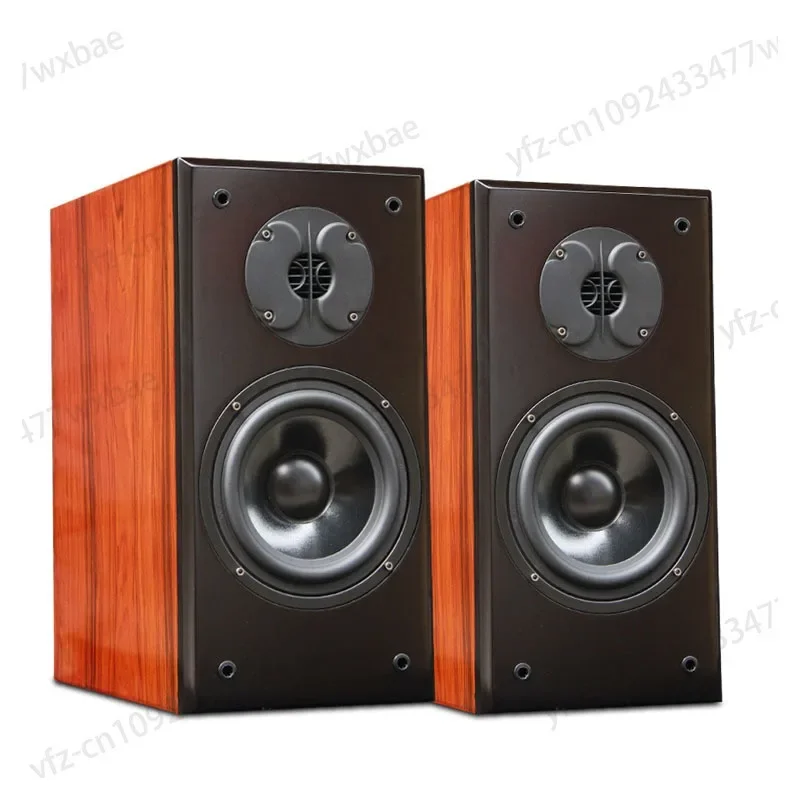 Bookshelf Speakers Wooden Monitor Passive Fever Hifi Home Theater System Music Sound Equipment 200W 6 InchAmplifiers Speaker