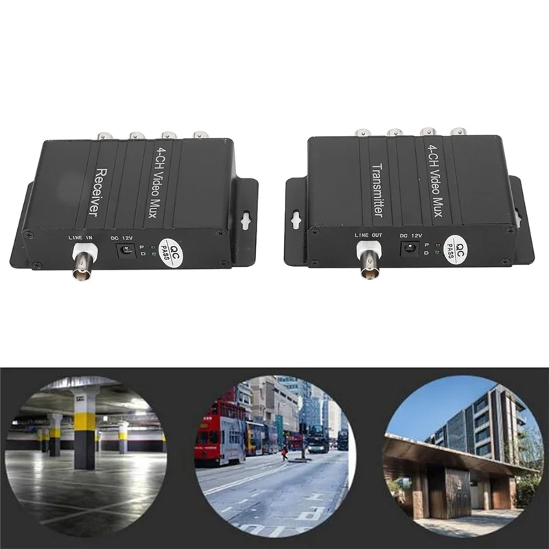 Picture 4: AED6-4 Channel Video Splitter, 4 Channel CCTV Video Multiplexer,Video Splitter With Analog Color Quad Processor