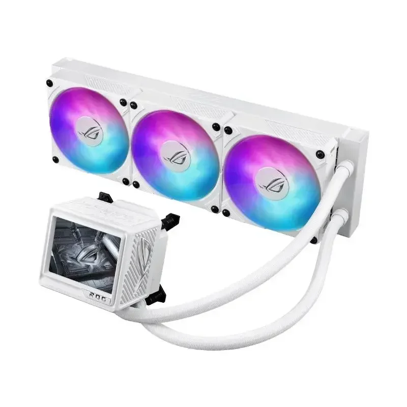 ROG Longshen, third generation 360ARGB EXTREME white integrated water cooling, radiator 3.5 inch LCD screen