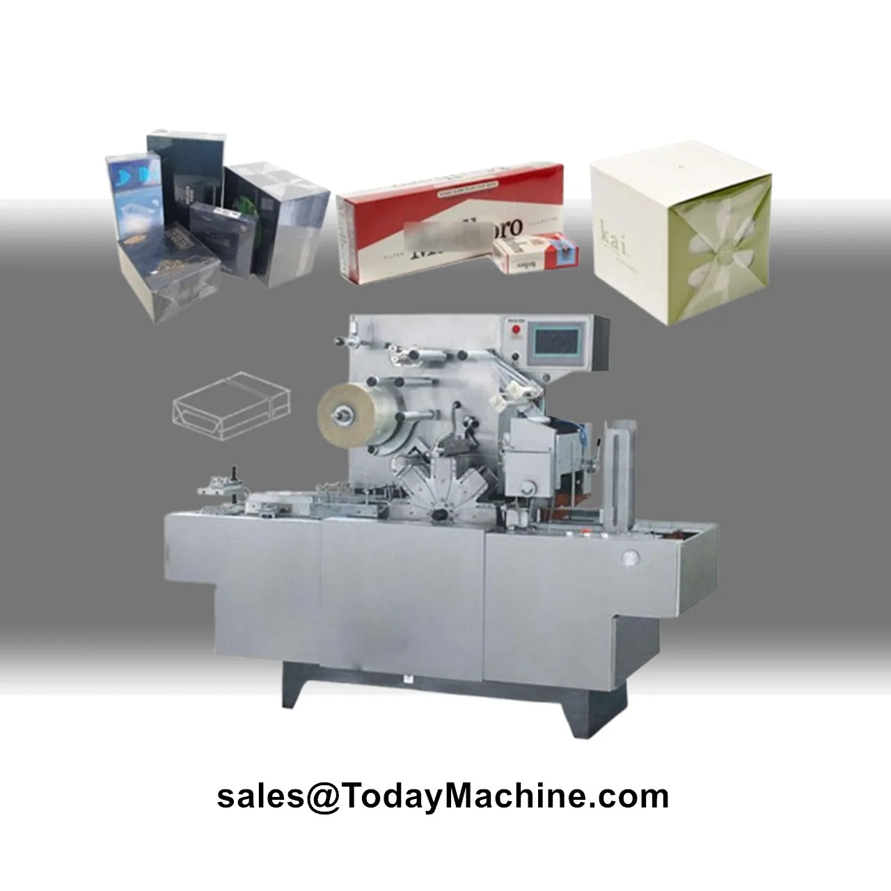 Automatic Perfume Tea Bopp Cosmetic Box 3D Film Cellophane Wrapping Machine