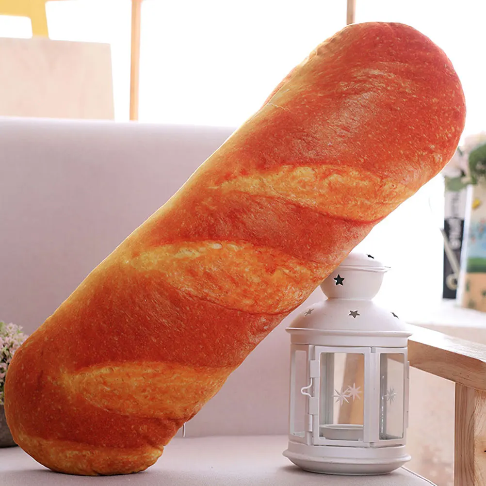 55cm シミュレーションフランスパン枕 腰クッション PP綿詰め 読書 観察 ホームデコレーション ギフト枕