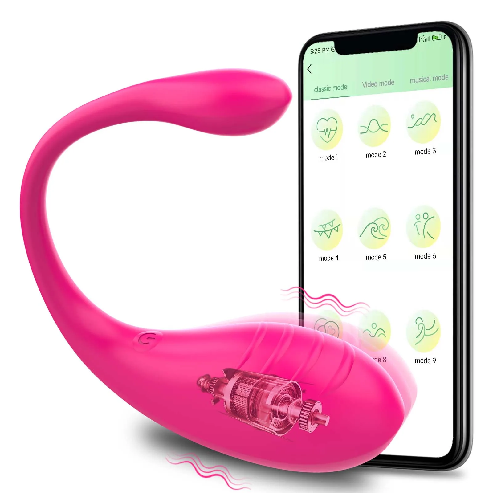 Wireless Bluetooth G Spot Realistic Dildo Vibrator for Women APP Remote Wear Vibrating Egg Clit Female Vibrating Panties Sex Toy