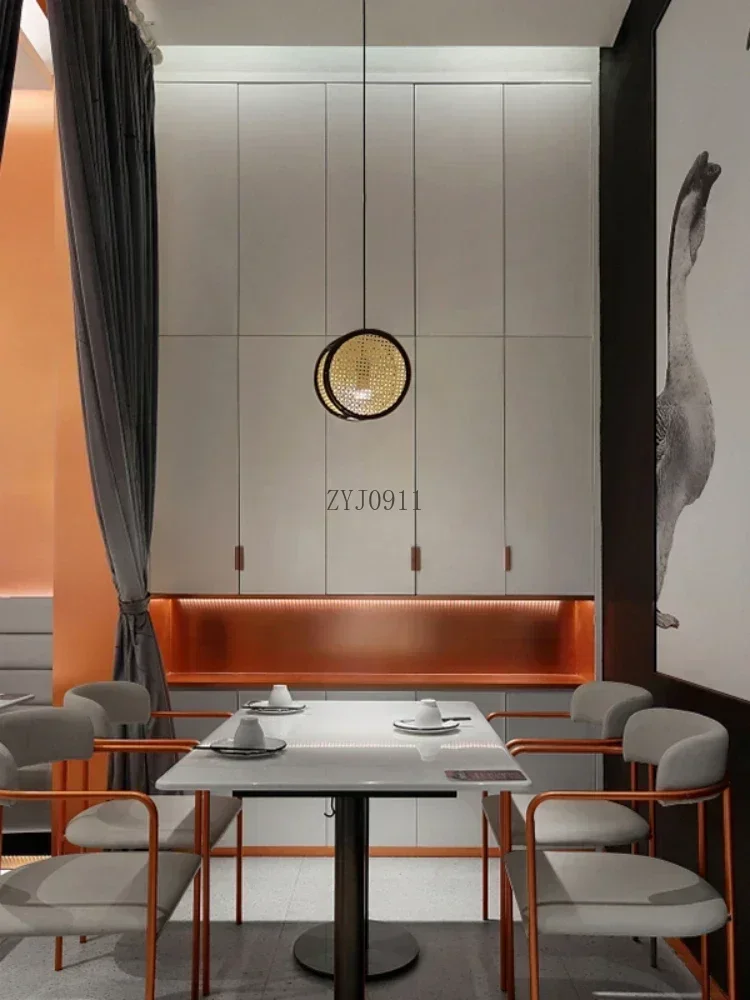 *Rattan Chandelier Pendant light Ceiling Lamp Living Room Study Japanese Restaurant Creative Designer Hotel Decorative Table