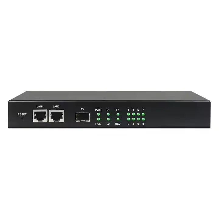 Conversor analógico para IP FXOFXS de 4 canais LAN de 2 canais