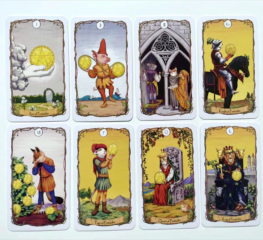 animal Tarot cards board game wait tarot cards with pdf guidebook animal shape