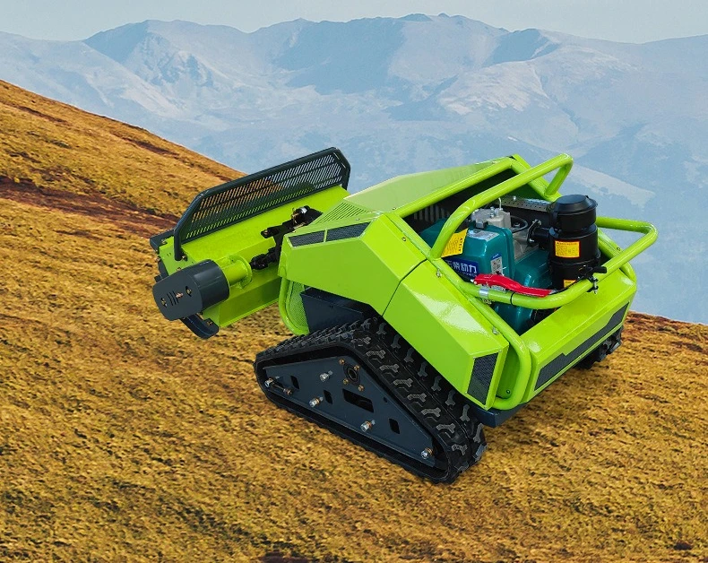 Dual-Power Intelligent Remote Control Mower, All-Terrain Time & Labor Saving Garden Lawn Mowing Equipment