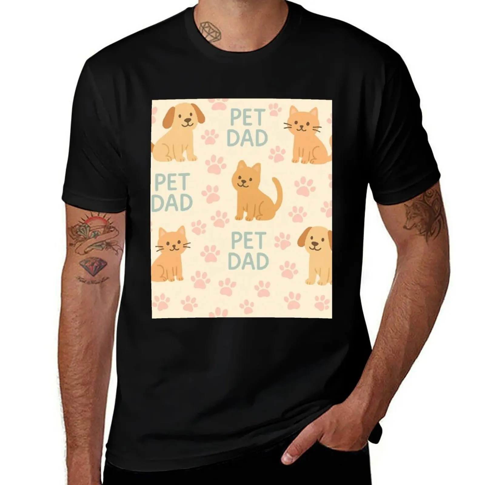 

Pet Dad Love T-Shirt graphic t shirts sweat for a boy mens t shirt graphic