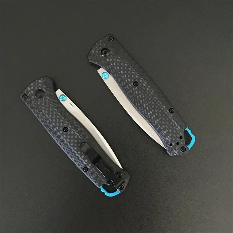 BM 535 Bugout Pocket Folding Knife S90v Blade Carbon Fiber Handle Portable Outdoor Camping Hunting Survival Knives EDC Tool