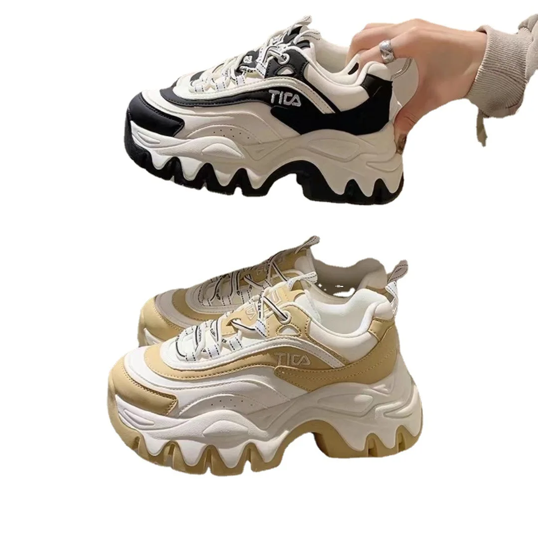 Netizen-zapatos de suela gruesa para mujer, calzado deportivo antideslizante, versátil, ligero, cómodo, para estudiantes, primavera, 2023