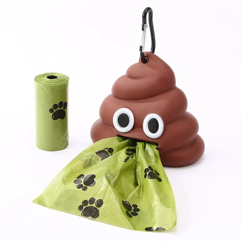 Pet Supplies Garbage Bag Dispenser Cat and Dog Go Out Portable Degradable Dog Toilet Bag Stool Storage Box