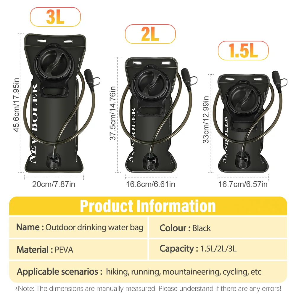 Wasserblase Trinkrucksack Hydrationspack Faltbarer Camping-Lauf-Hydrationswesten-Rucksack 1.5L 2L 3L – Detail 2