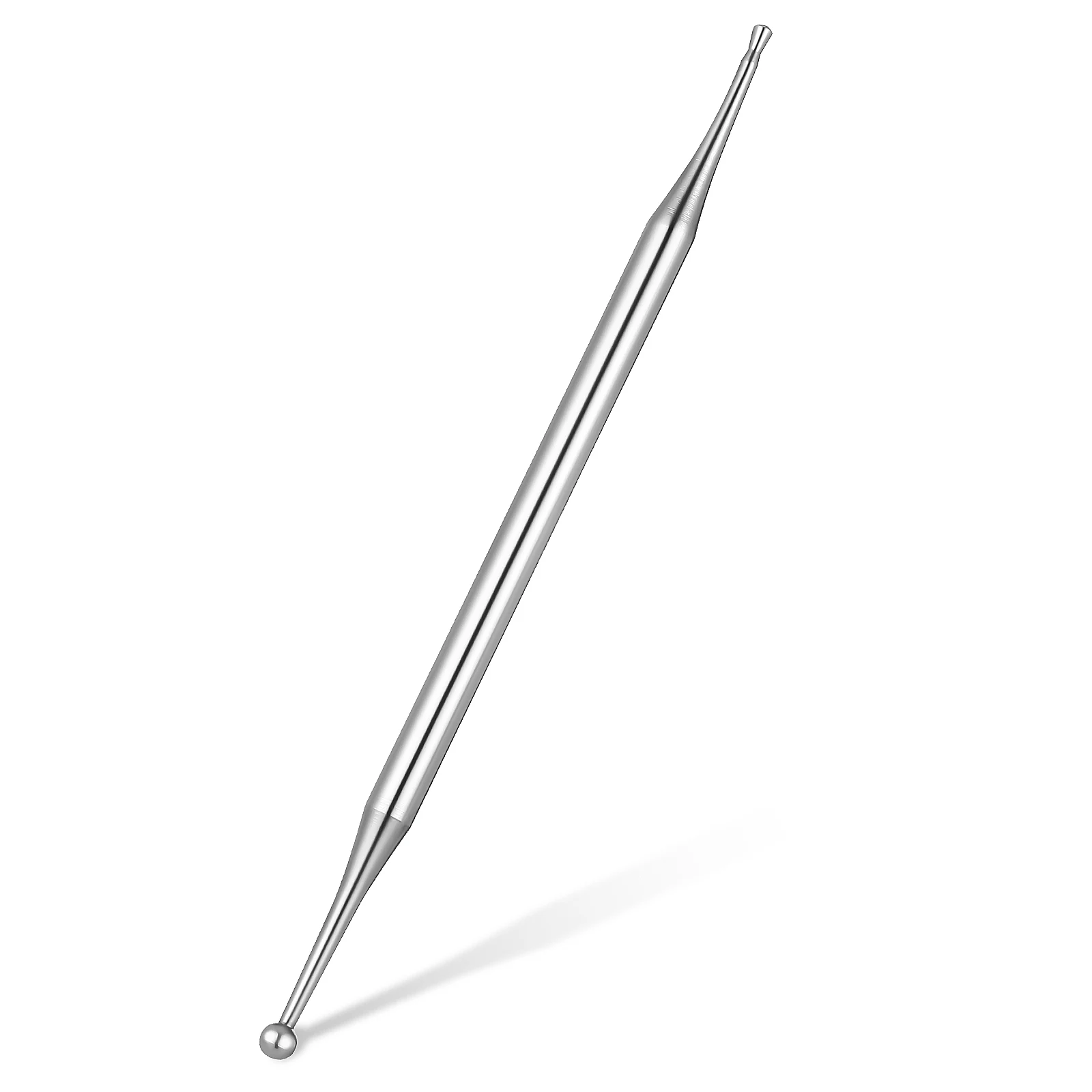 

Acupuncture Pen Stainless Steel Metal Tool Fine Size Smooth Acupressure Massage Stick Portable For Face Eye Hand Foot Care