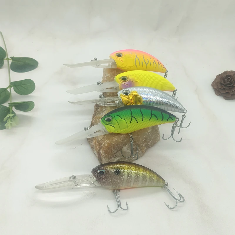 BASSKING Crank Fishing Lure Bait Wobbler 85mm 37.2g Long Big Tongue Isca Artificial Lures Crankbait Leurre De Bass Pike Pesca