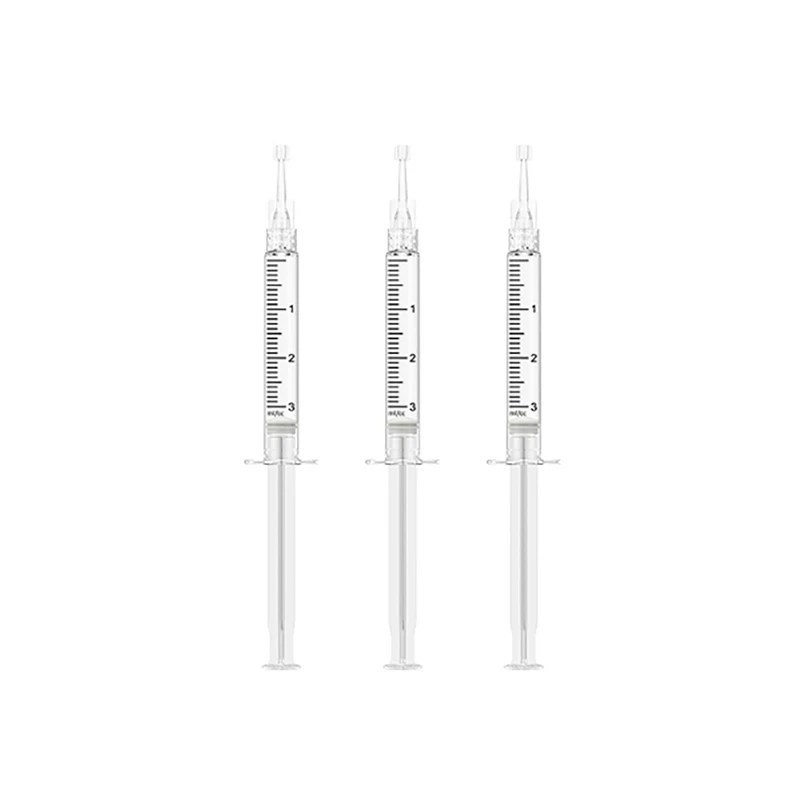 Caneta dental do gel da seringa 3ml 10 pces