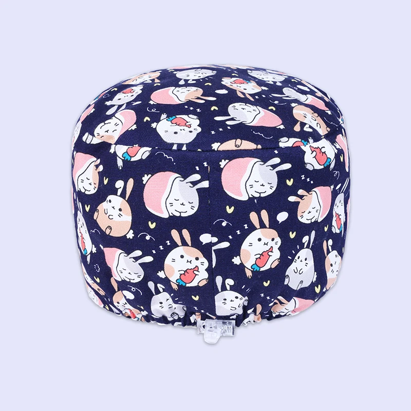 Medical Nursing Cap Veterinary Skullcap Nurse Scrub Hats Pharmacy Long Hair Surgical Caps Cordlock  Accessories Scrub Hat K607