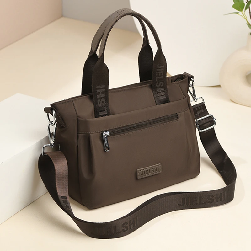 

Женская сумка Jielangi из оксфордской ткани и нейлона, большая вместительная повседневная сумка через плечо, простая модная сумка 2024 года, новинка