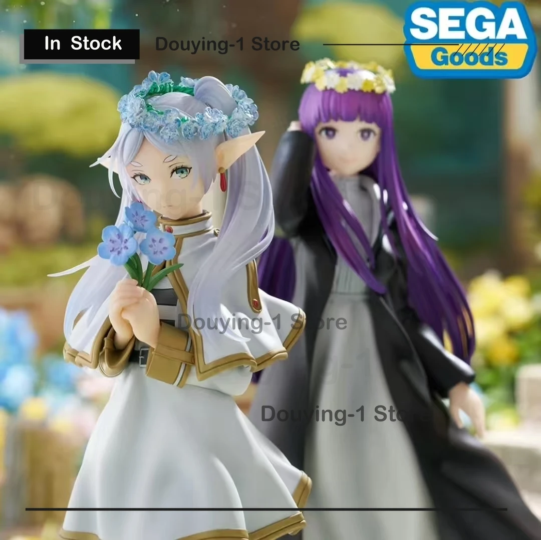 

In Stock Original SEGA Frieren: Beyond Journey’s End Fern Magical Girl Messenger Flower Wreath Ver. Action Figures Anime Model