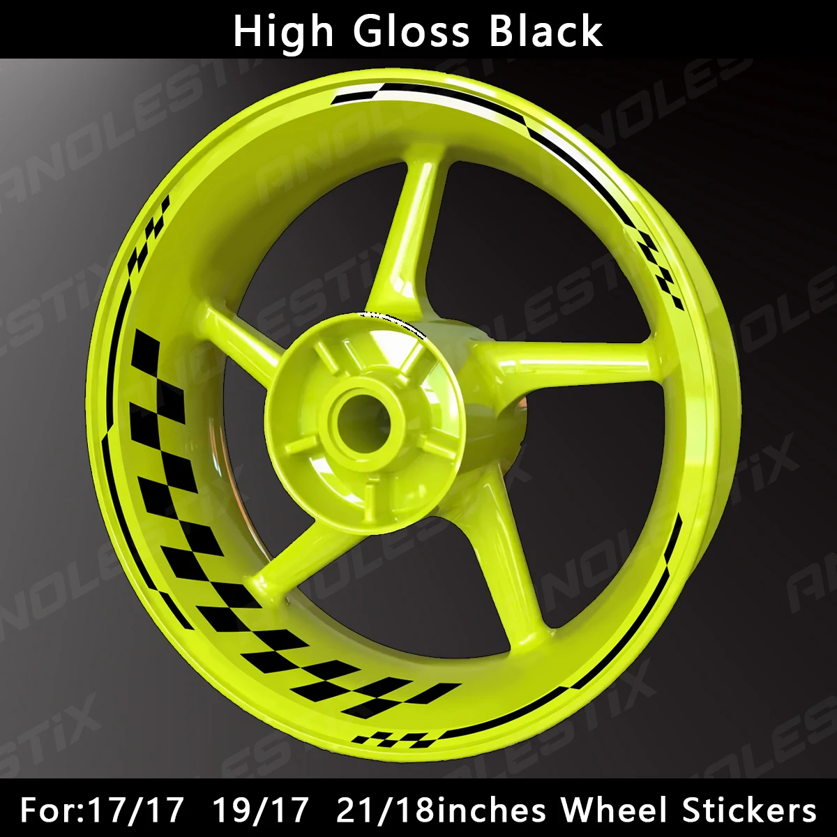 Pegatinas reflectantes para rueda de motocicleta, calcomanía de cubo, raya de llanta de 17 pulgadas para YAMAHA, Honda, Kawasaki, Suzuki, BMW, KTM,