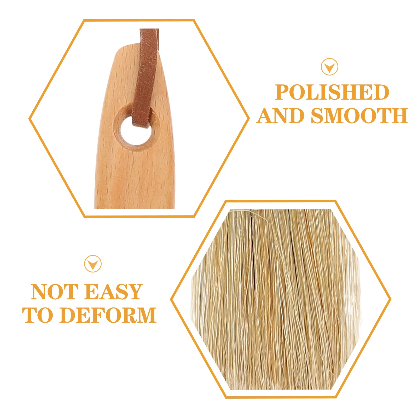 

2Pcs Wood Handle Paint Brushes Soft Durable Bristles Even Coverage Wall Furniture Deck Painting Tools Paint Brush