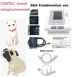 3 Size Cuff Digital Vet Sphygmomanometer CONTEC08A with Optional Blood Oxygen Probe Using USB Software