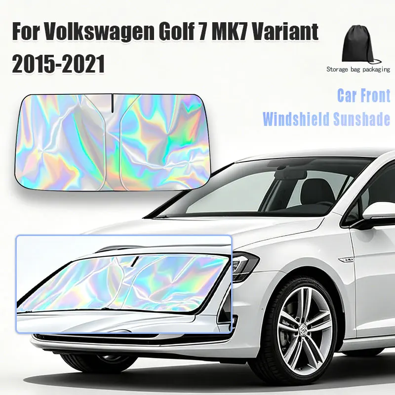 

For Volkswagen VW Golf 7 MK7 Variant 2015-2021 Car Windshield Sunshade Cover Front Window Sun Shade Visor Auto Interior