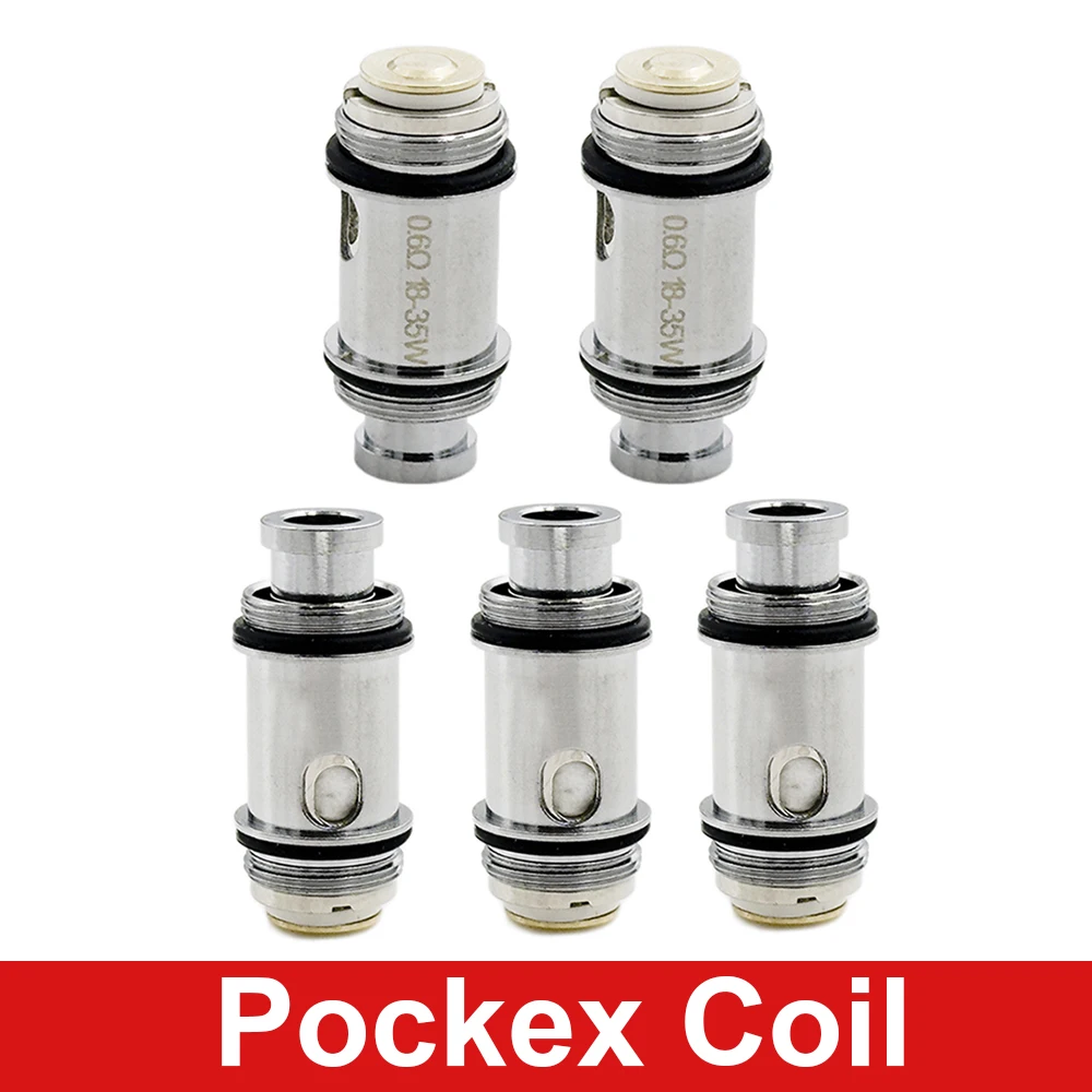 AosVape PockeX Coil 0.6ohm 0.7ohm 1.2Ohm Mesh Coils KA1 Coils for Pocket AIO Nautilus X/XS 510 Atomizer