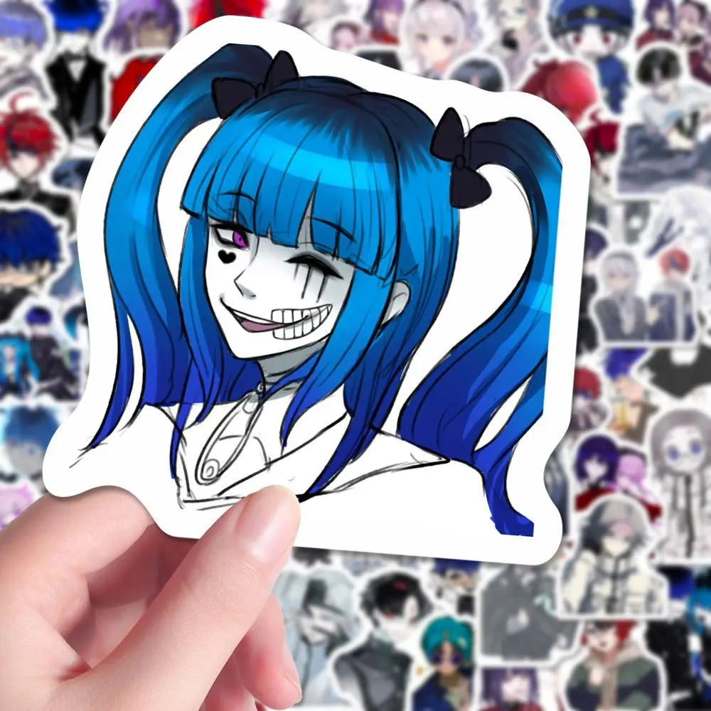 100 stks set Cartoon Schilderen Creatieve Sticker Mobiele Telefoon Decoratie COS Game HUNDREN LIJN Sumino Takumi Aotsuki Eito Gift Speelgoed