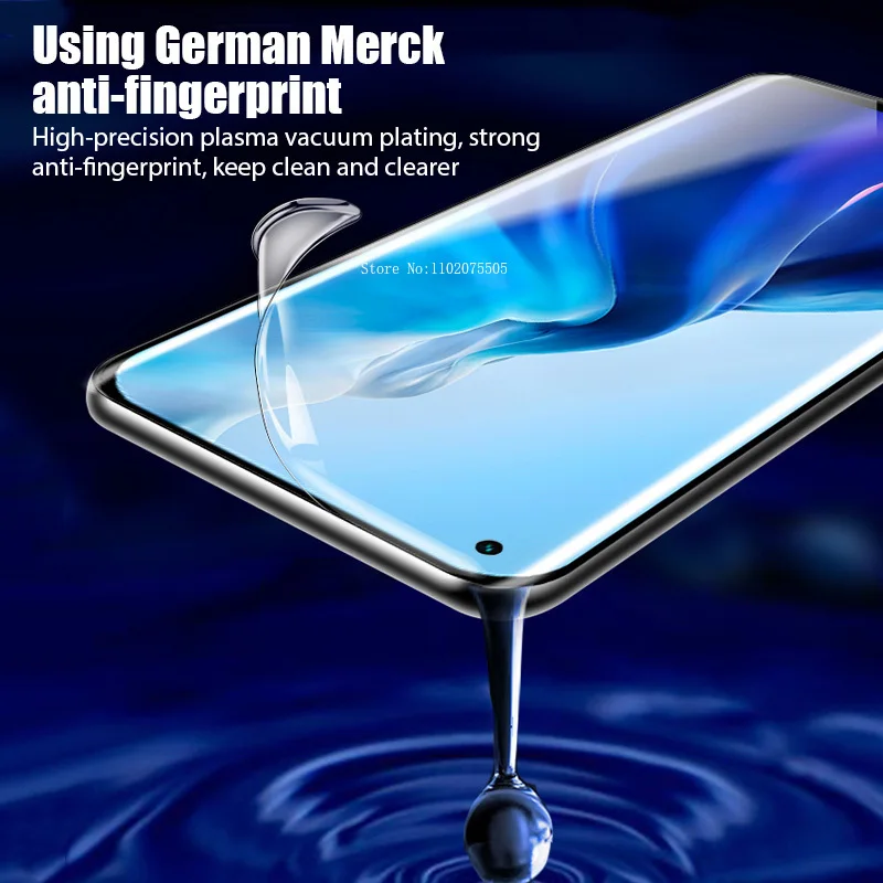 4PCS Hydrogel Film For Xiaomi Mi 11 Ultra 13 12 11T 12T Pro 10 11 Lite 5G Screen Protector for Poco X5 X4 X3 M3 Pro 5G M5S F4 GT