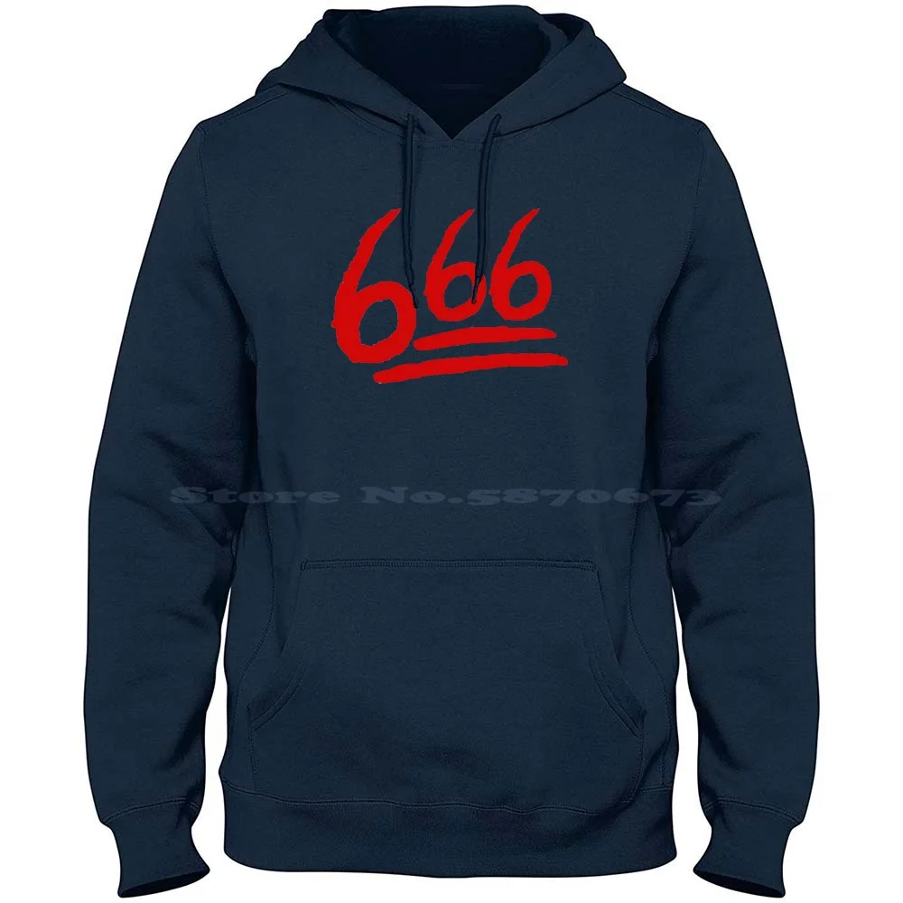 Hoodie de algodão puro para a juventude, Skrillex Devil T-Shirt, 100% Algodão Puro, 666 On Fleek