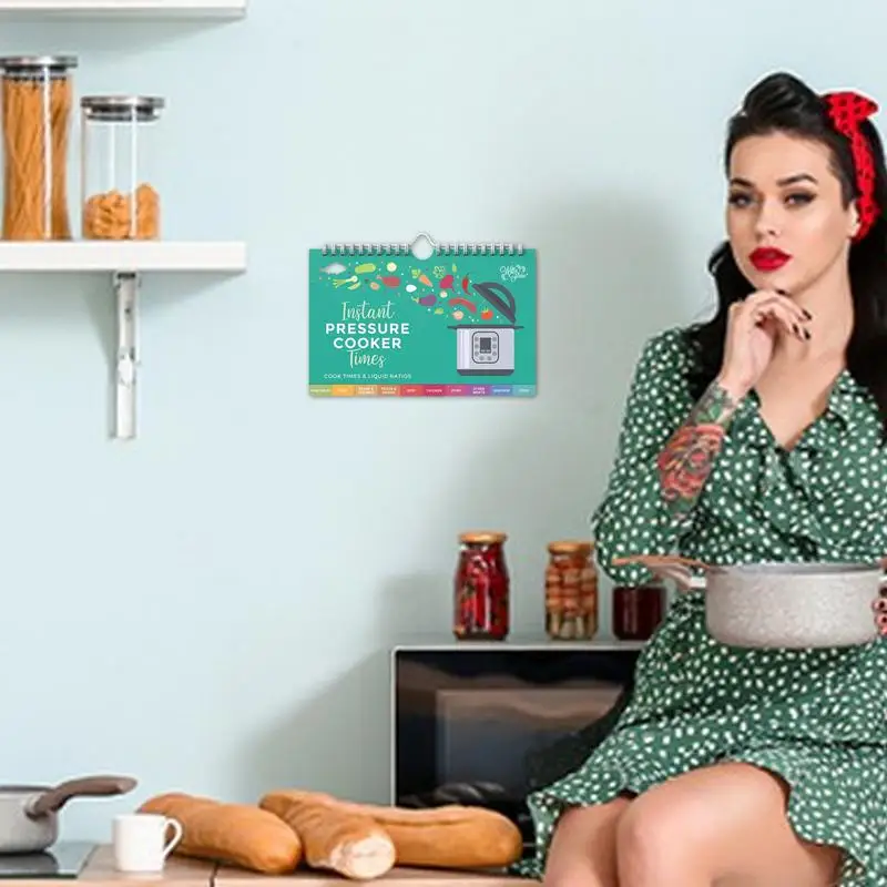 Friggitrice ad aria Cookbook Airfryer Cooking Guide calendario magnetico comodo e pratico friggitrice ad aria forno Cookbook riferimento rapido