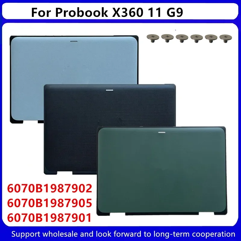 New For HP Probook X360 11 G9 LCD Back Cover Cambridge Blue 6070B1987902 Green 6070B1987905 Black 6070B1987901