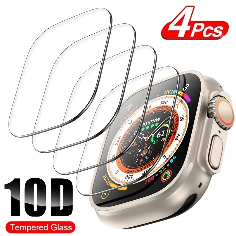 Tempered Glass Film For Apple Watch Ultra 2 49mm Hello Watch 3 Plus HD Screen Protector for iWatch 49mm HK8 Ultra Max H11 H12