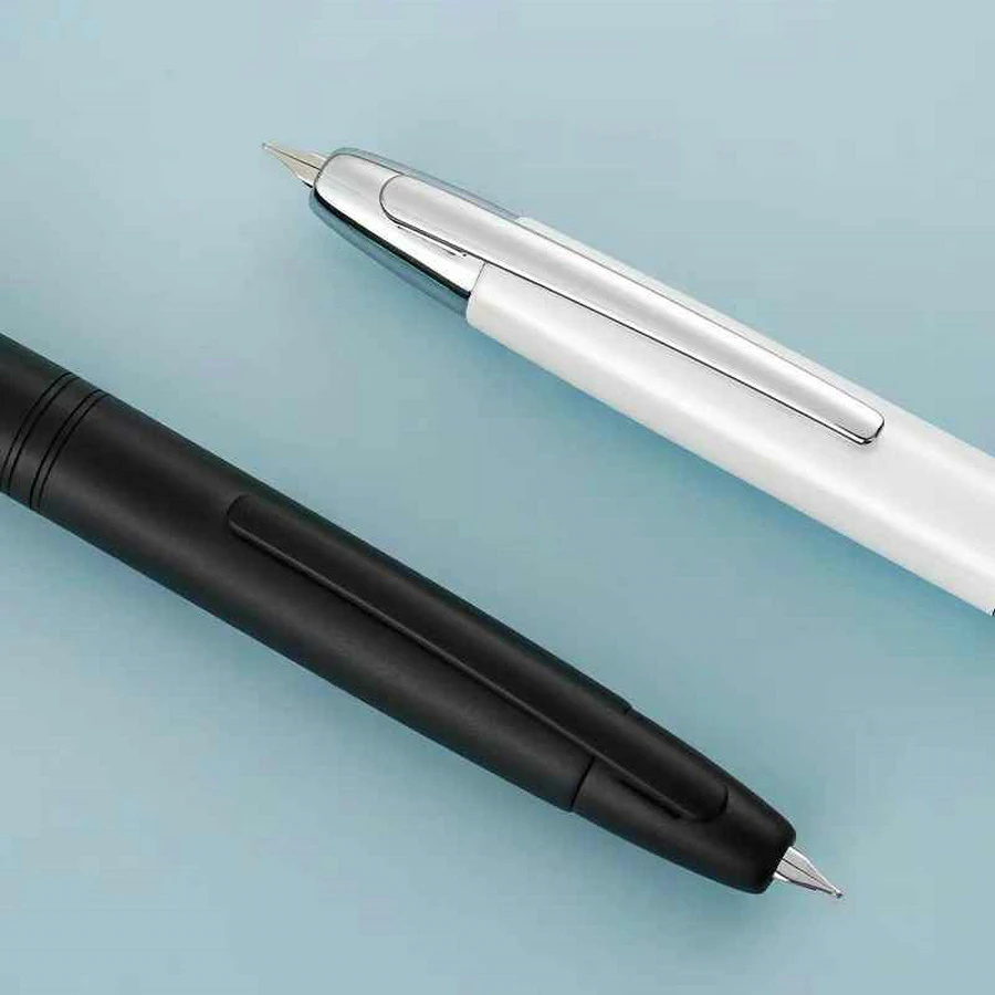JINHAO 10 Press Fountain Pen Retractable EF/F Metal High Quality Writing Ink with Converter School Office Supplies Stationery