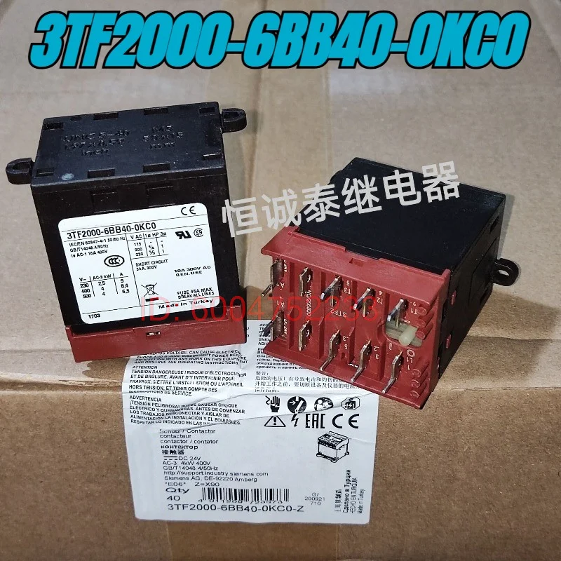 （Brand New）1pcs/lot 100% original genuine relay:3TF2000-6BB40-0KC0 3TF2000-6BB40-0KC0 DC contactor relay